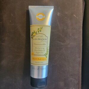 A La Maison Honeysuckle Hand & Body Lotion With Shea Butter & Argan Oil 5 Fl Oz